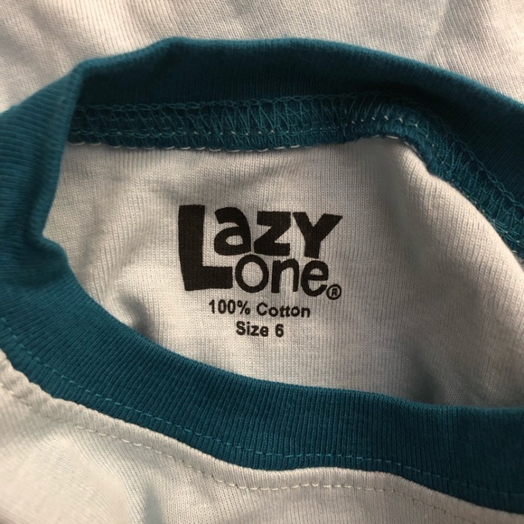 Lazy One, kids unisex 2 piece pyjama set, size 6 - Picture 5 of 5